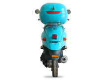 Load image into Gallery viewer, BULLET Vintage Style Scooter (PMZ50-5) 49.5cc air cooled engine, automatic transmission, 10&quot; wheels, drum brakes. Trunk included.
